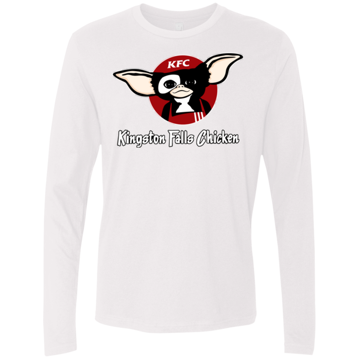 T-Shirts White / Small Kingston Falls Chicken Men's Premium Long Sleeve