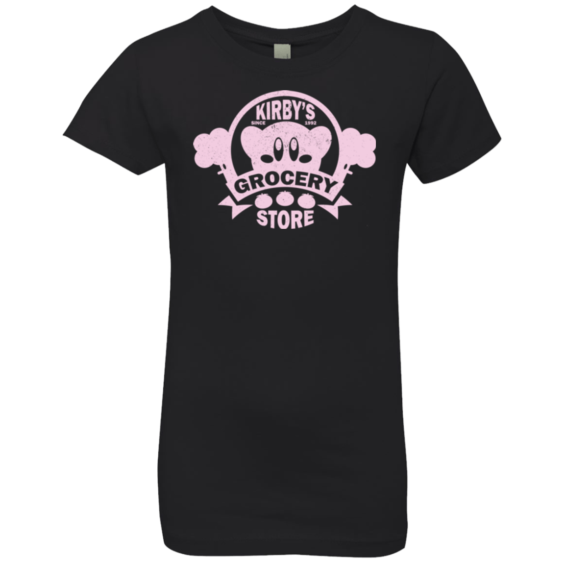 T-Shirts Black / YXS Kirbys Grocery Store Girls Premium T-Shirt
