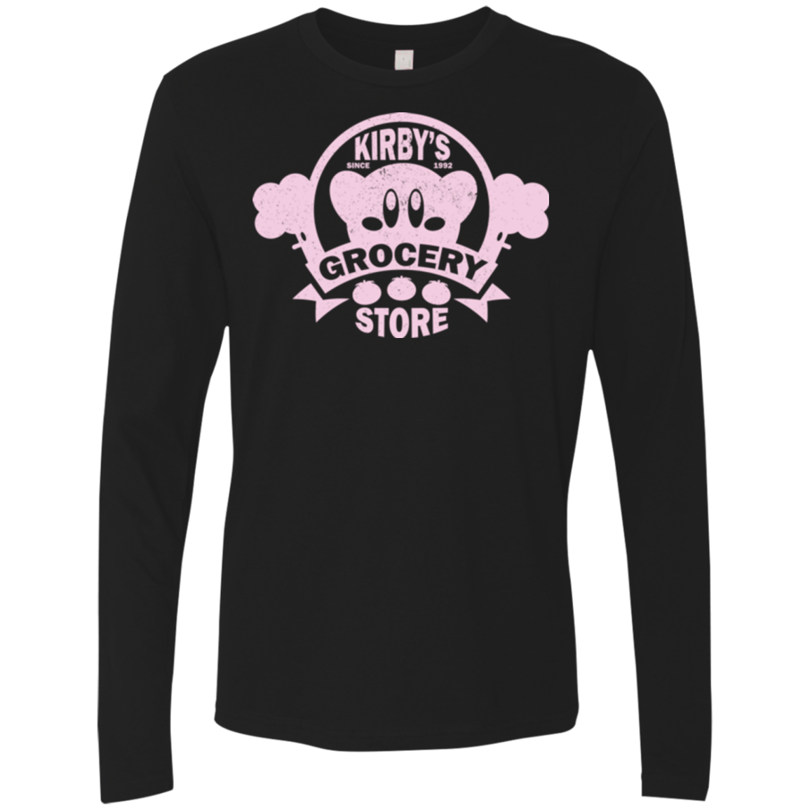 T-Shirts Black / Small Kirbys Grocery Store Men's Premium Long Sleeve