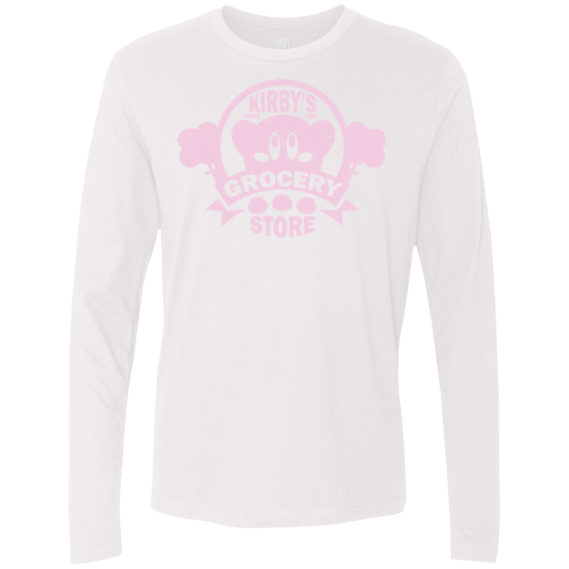 T-Shirts White / Small Kirbys Grocery Store Men's Premium Long Sleeve