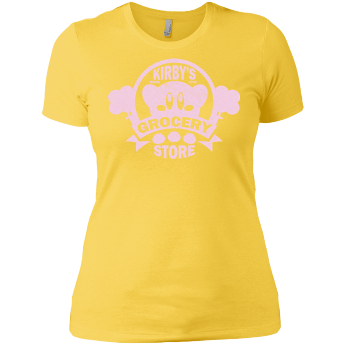 T-Shirts Vibrant Yellow / X-Small Kirbys Grocery Store Women's Premium T-Shirt