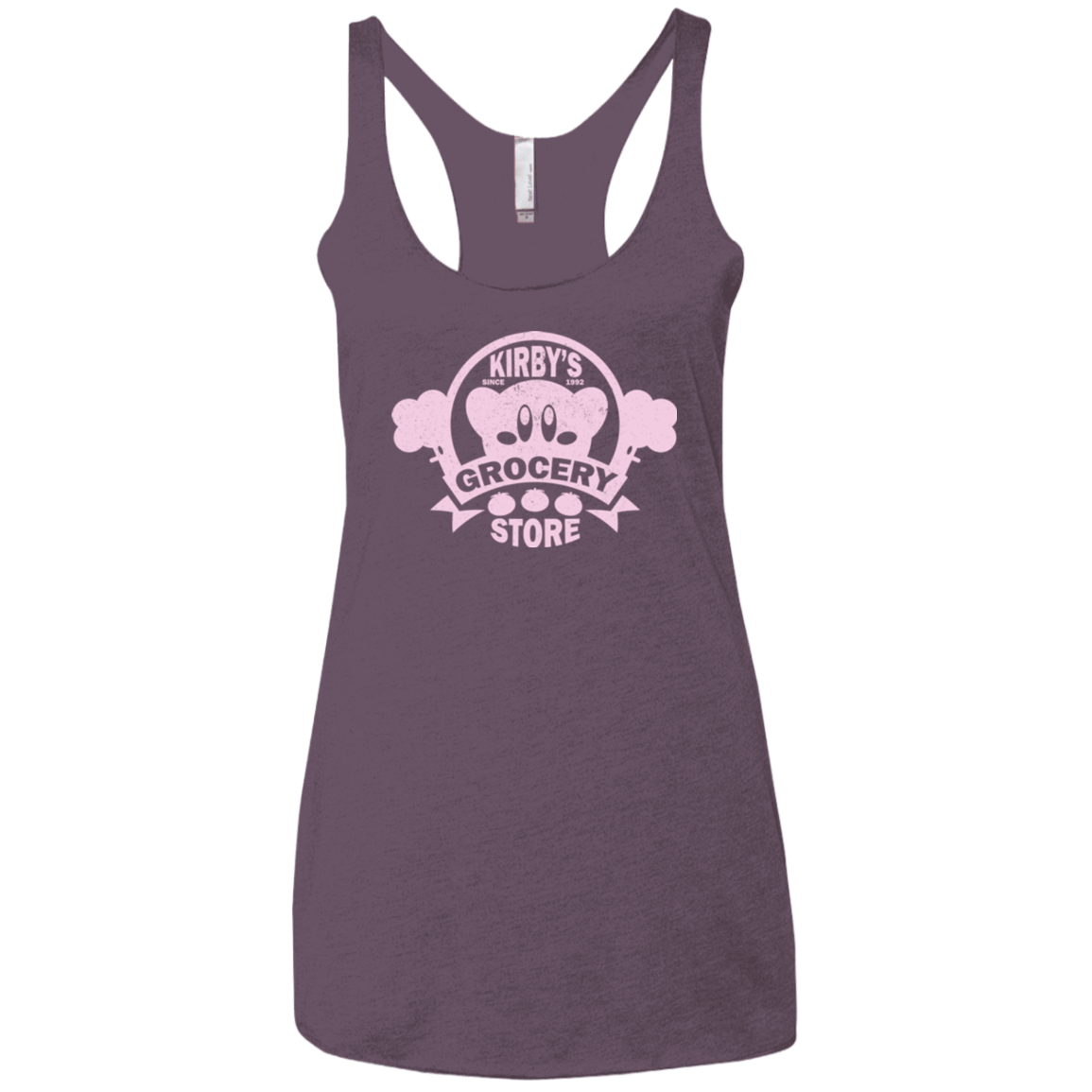T-Shirts Vintage Purple / X-Small Kirbys Grocery Store Women's Triblend Racerback Tank