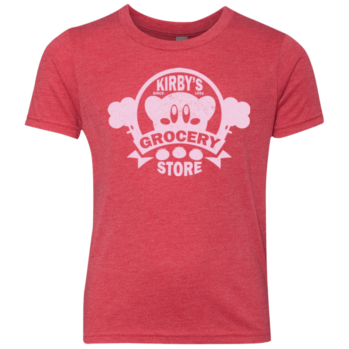 T-Shirts Vintage Red / YXS Kirbys Grocery Store Youth Triblend T-Shirt