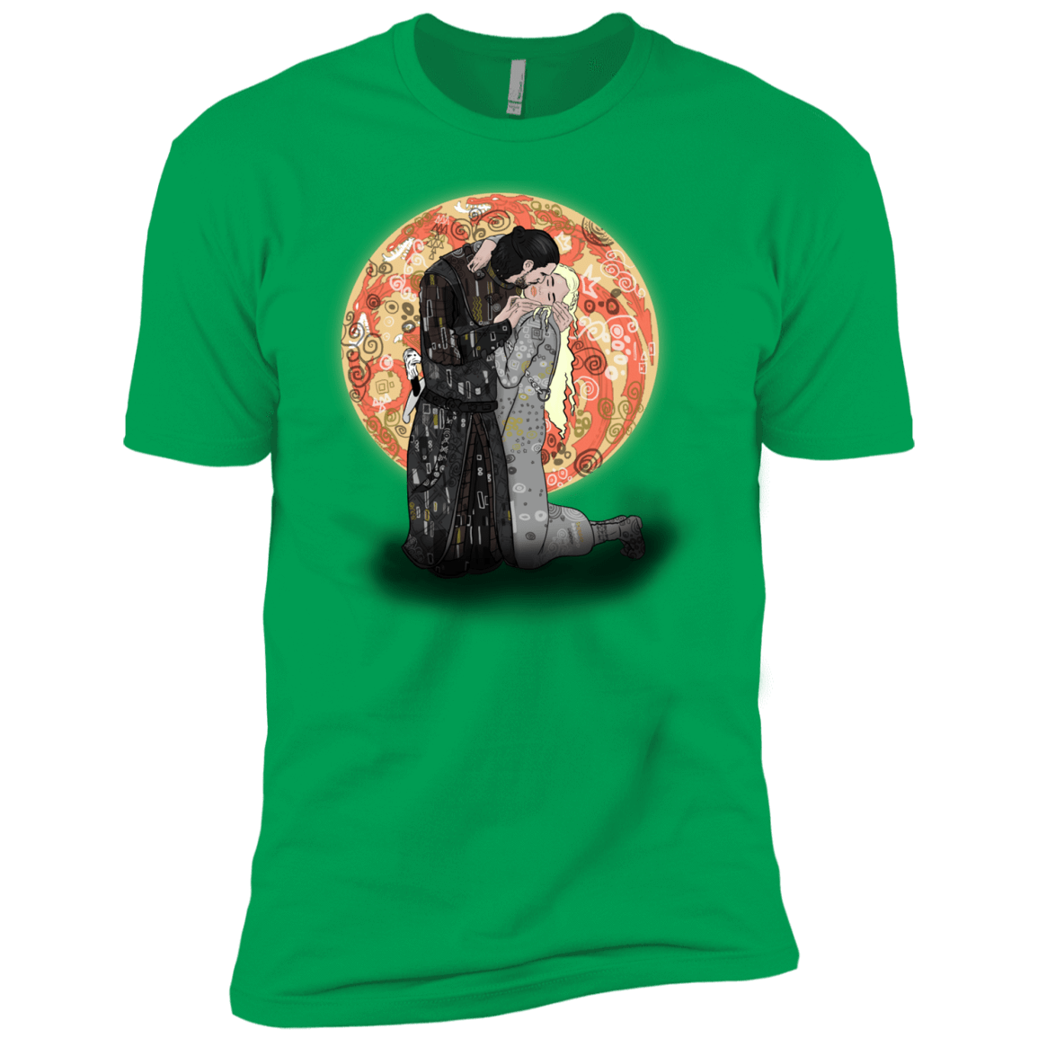 T-Shirts Kelly Green / YXS Kiss Jon and Dany Boys Premium T-Shirt