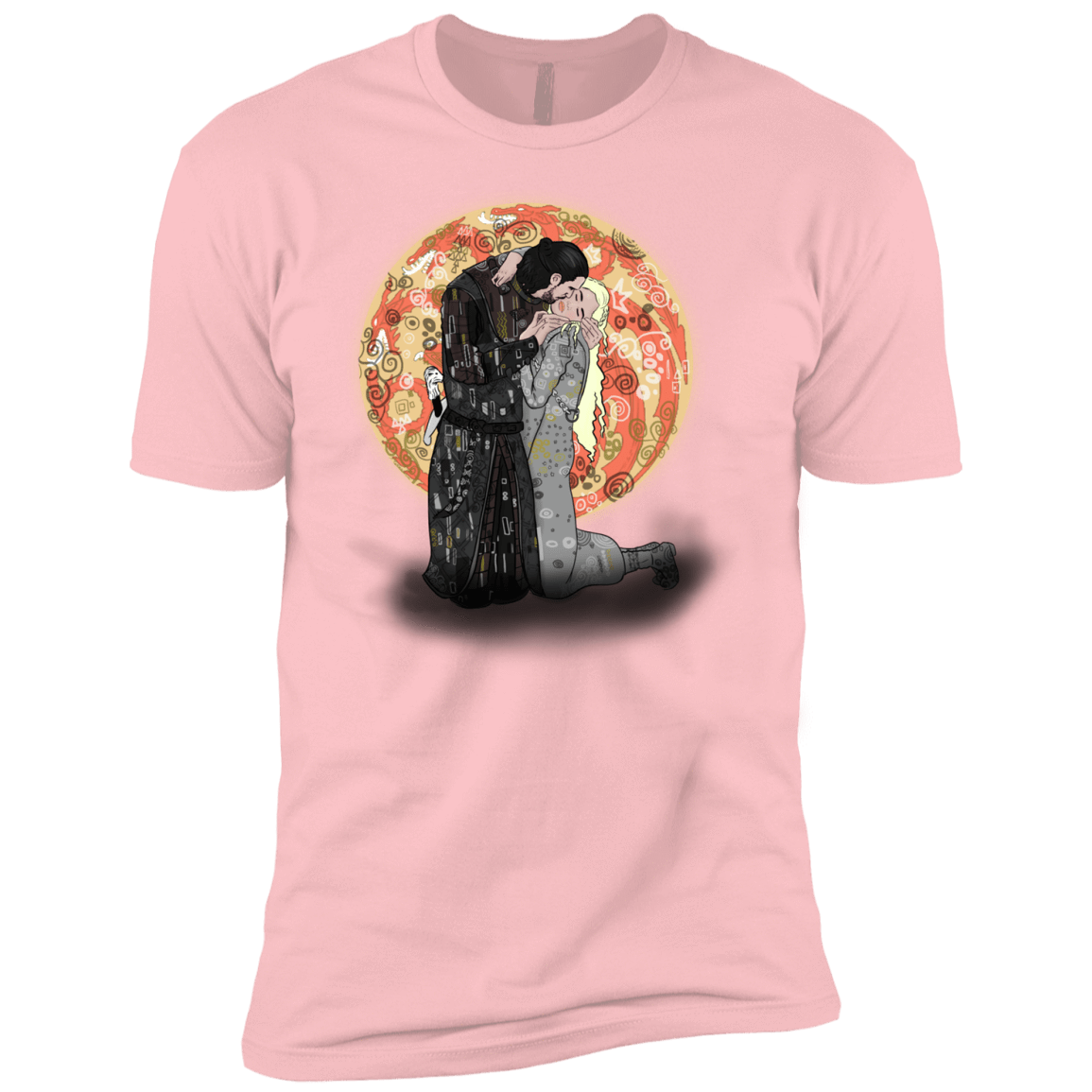 T-Shirts Light Pink / YXS Kiss Jon and Dany Boys Premium T-Shirt