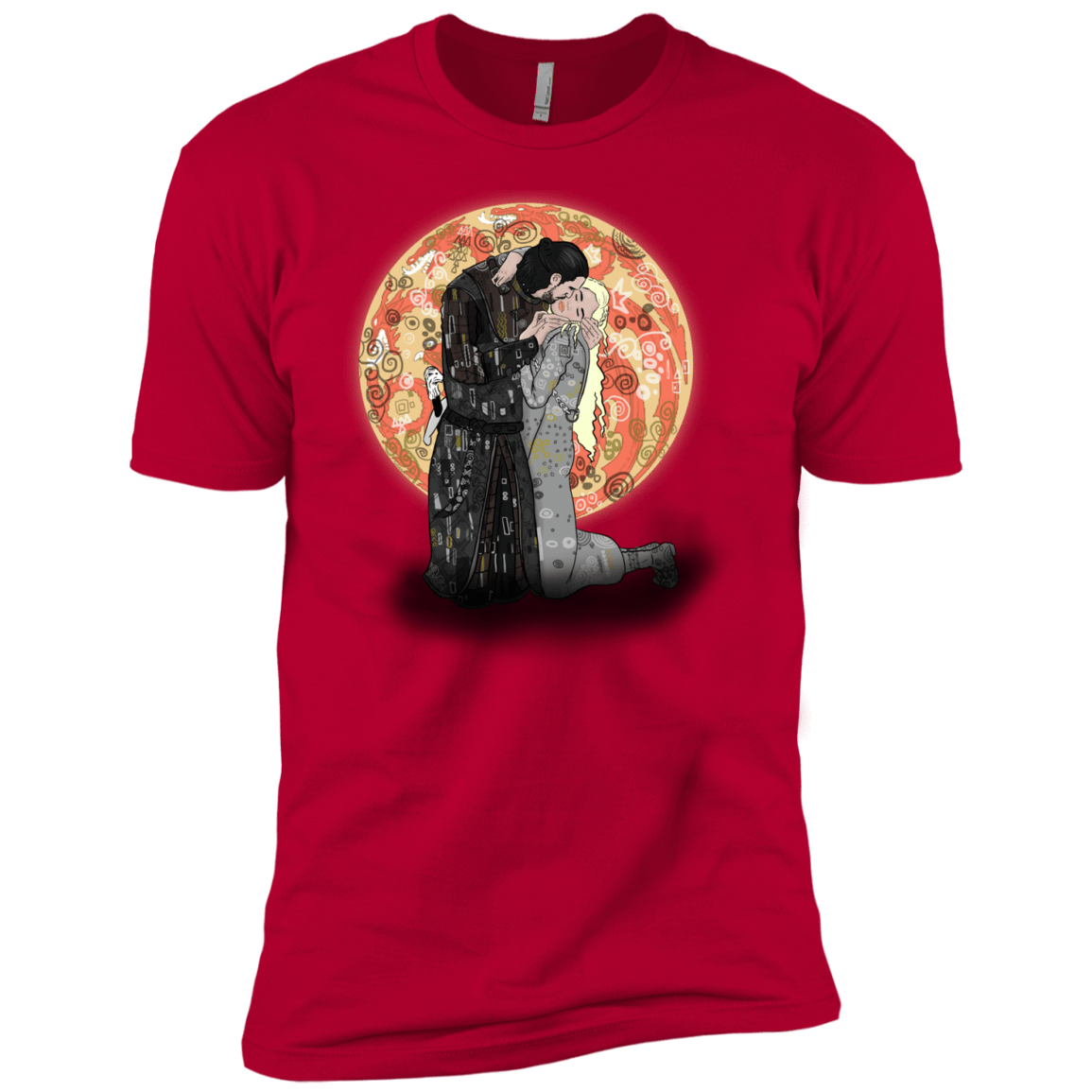 T-Shirts Red / YXS Kiss Jon and Dany Boys Premium T-Shirt