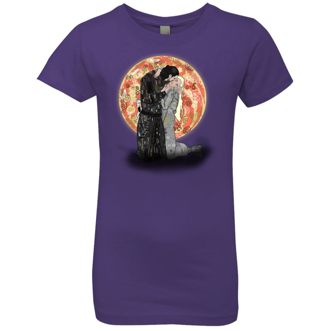 T-Shirts Purple Rush / YXS Kiss Jon and Dany Girls Premium T-Shirt