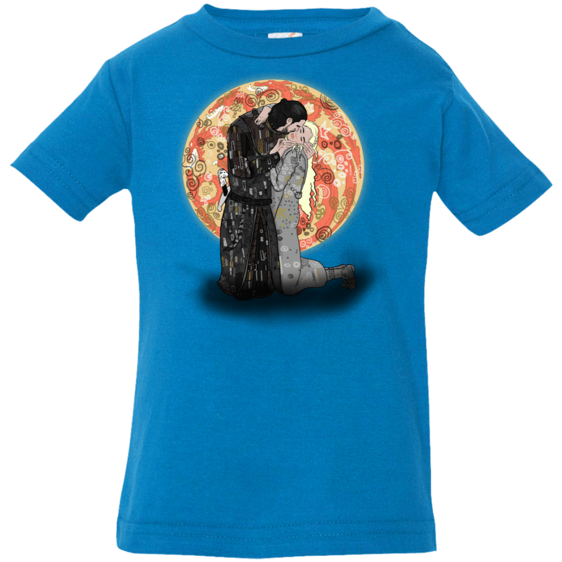 T-Shirts Cobalt / 6 Months Kiss Jon and Dany Infant Premium T-Shirt