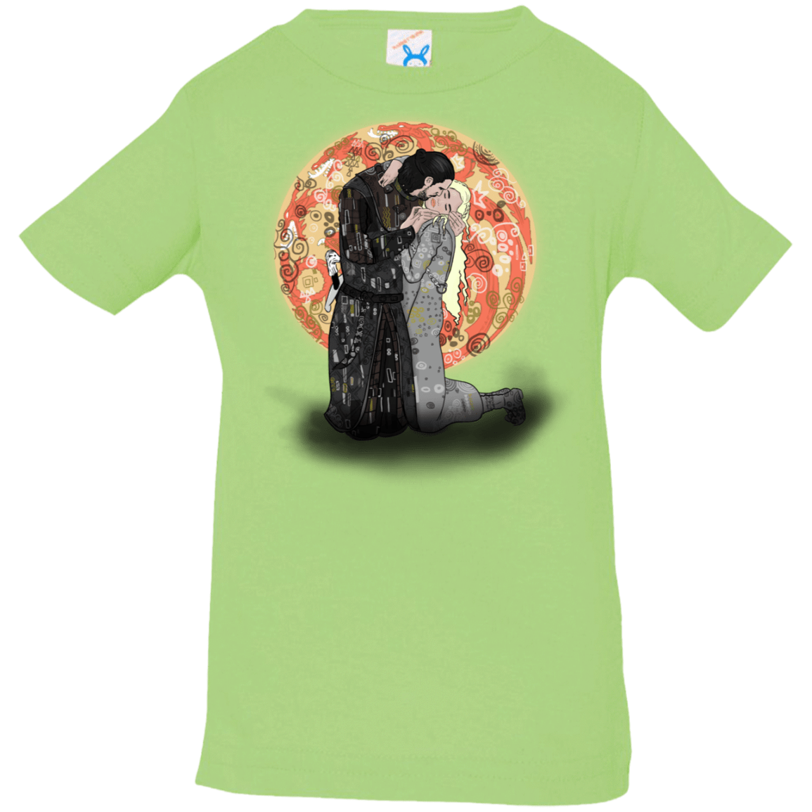 T-Shirts Key Lime / 6 Months Kiss Jon and Dany Infant Premium T-Shirt