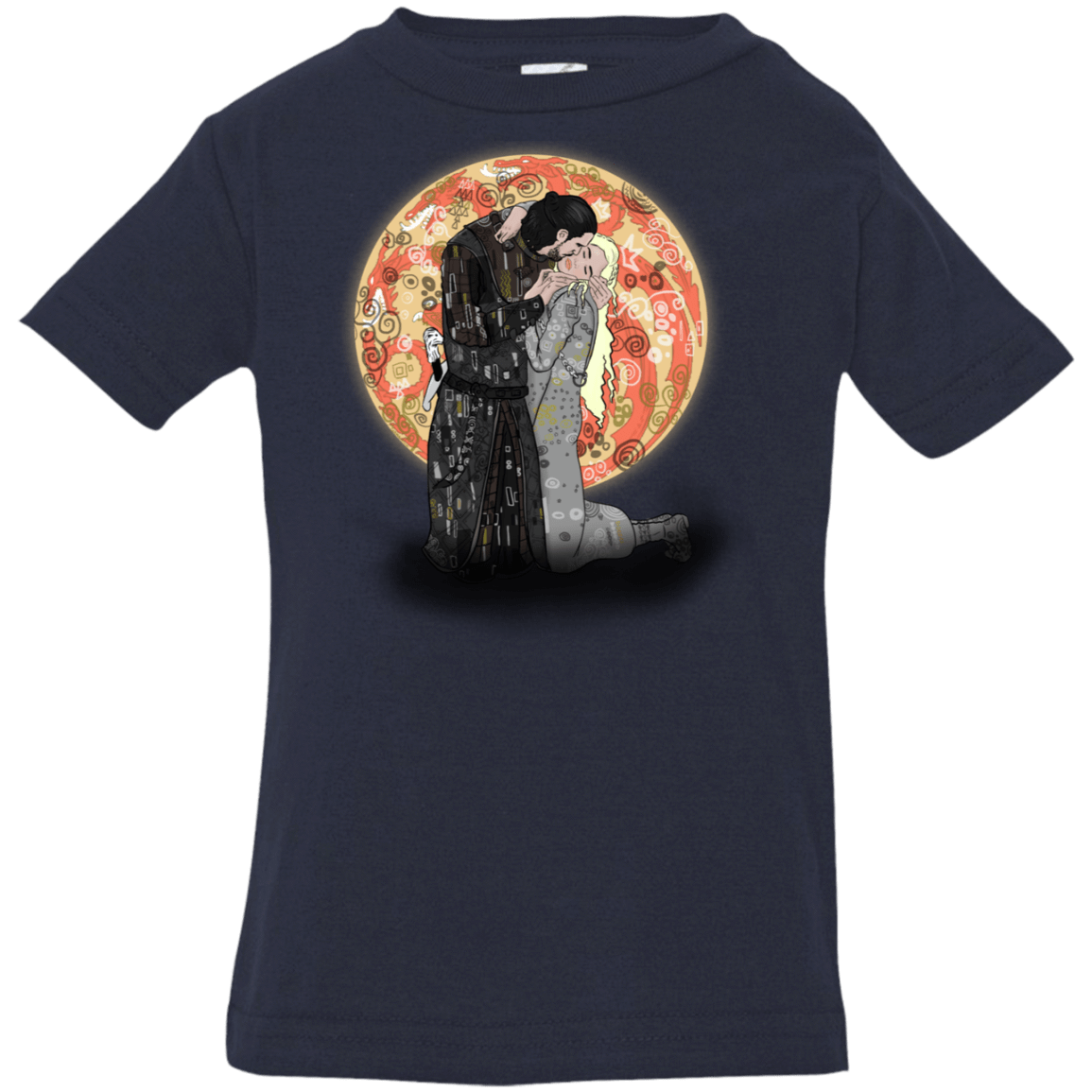 T-Shirts Navy / 6 Months Kiss Jon and Dany Infant Premium T-Shirt