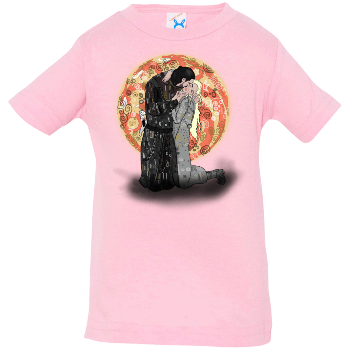 T-Shirts Pink / 6 Months Kiss Jon and Dany Infant Premium T-Shirt