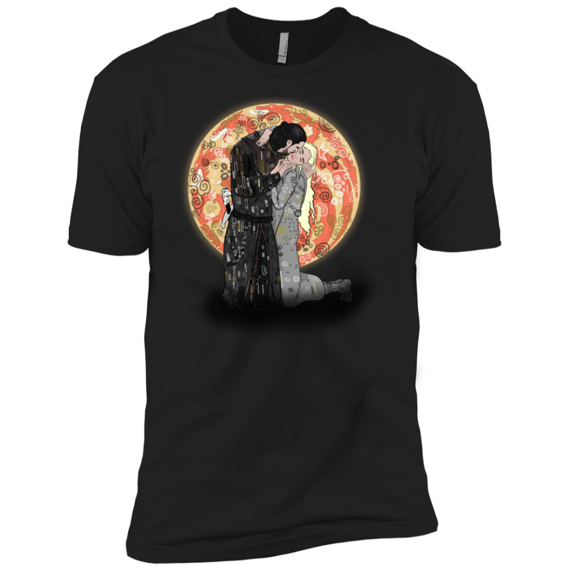 T-Shirts Black / X-Small Kiss Jon and Dany Men's Premium T-Shirt