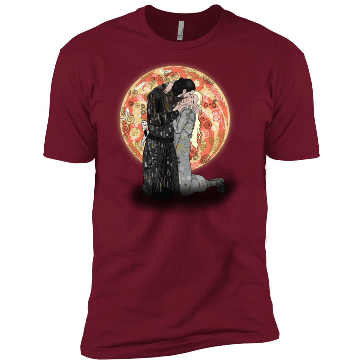 T-Shirts Cardinal / X-Small Kiss Jon and Dany Men's Premium T-Shirt