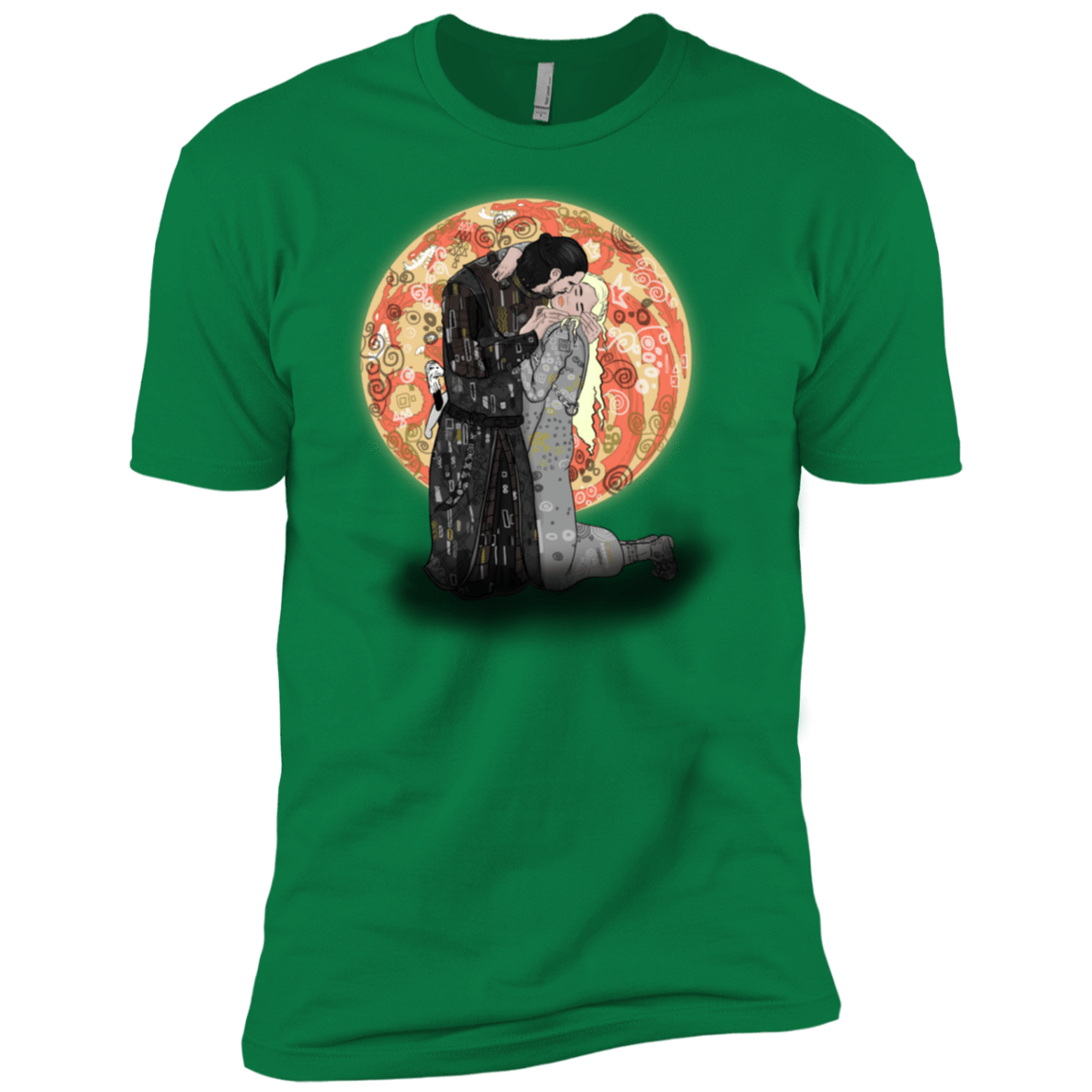 T-Shirts Kelly Green / X-Small Kiss Jon and Dany Men's Premium T-Shirt