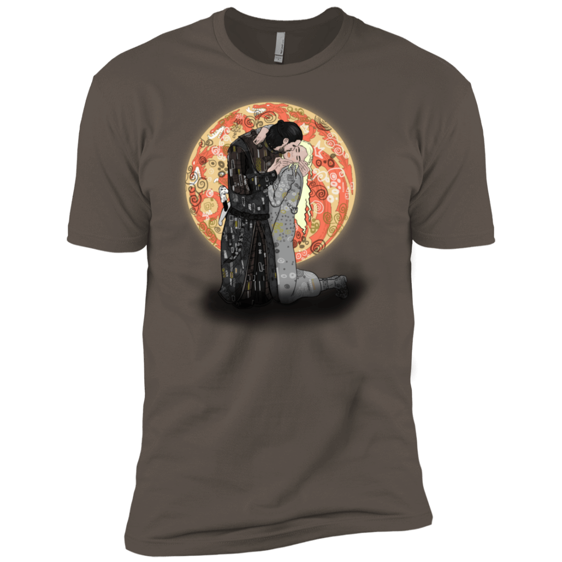 T-Shirts Warm Grey / X-Small Kiss Jon and Dany Men's Premium T-Shirt