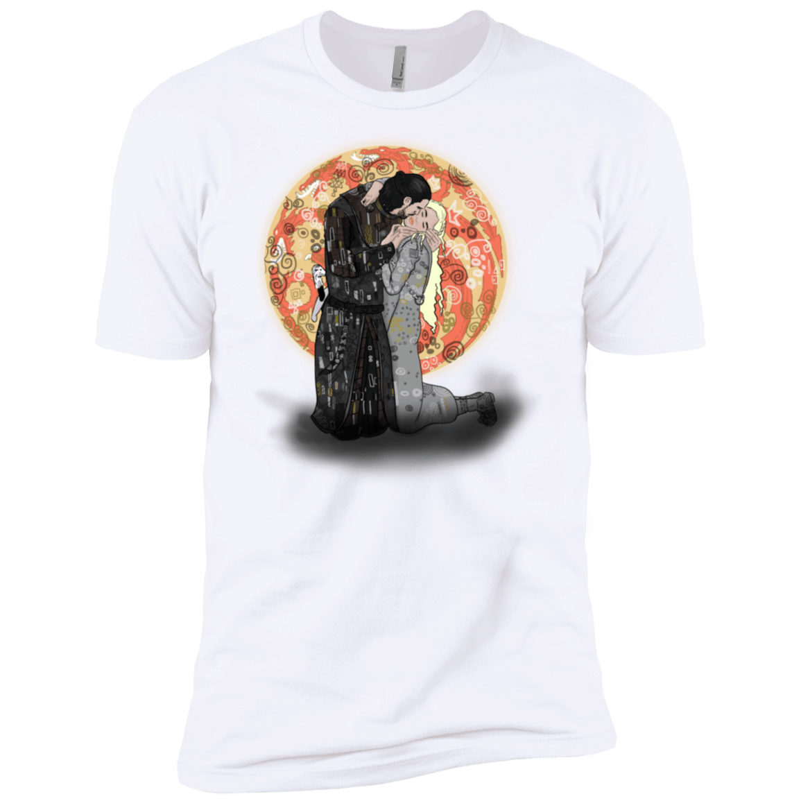 T-Shirts White / X-Small Kiss Jon and Dany Men's Premium T-Shirt