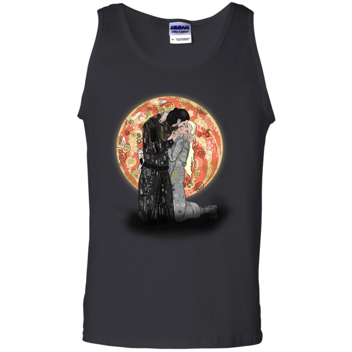 T-Shirts Black / S Kiss Jon and Dany Men's Tank Top
