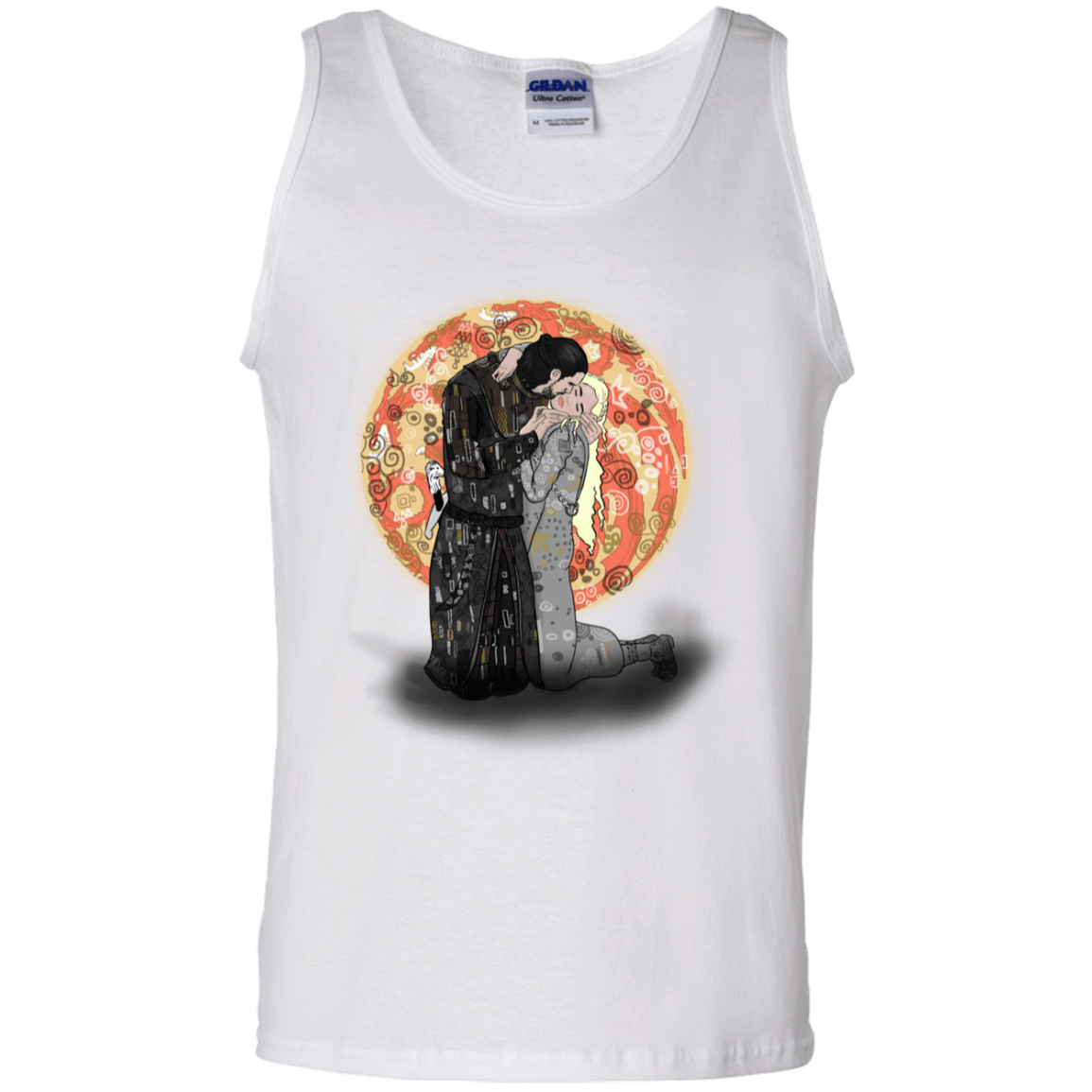 T-Shirts White / S Kiss Jon and Dany Men's Tank Top