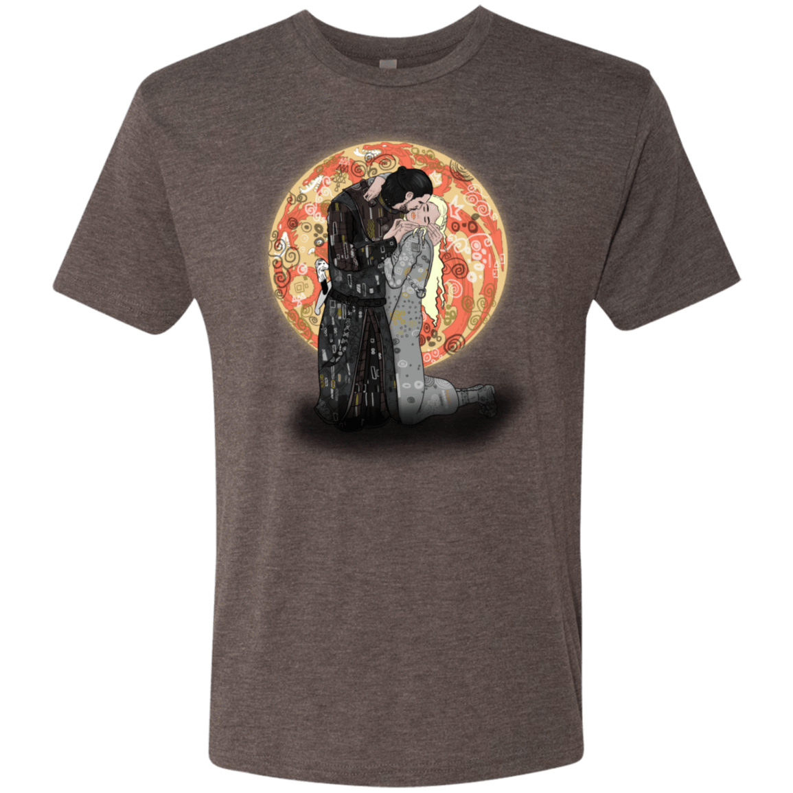 T-Shirts Macchiato / S Kiss Jon and Dany Men's Triblend T-Shirt