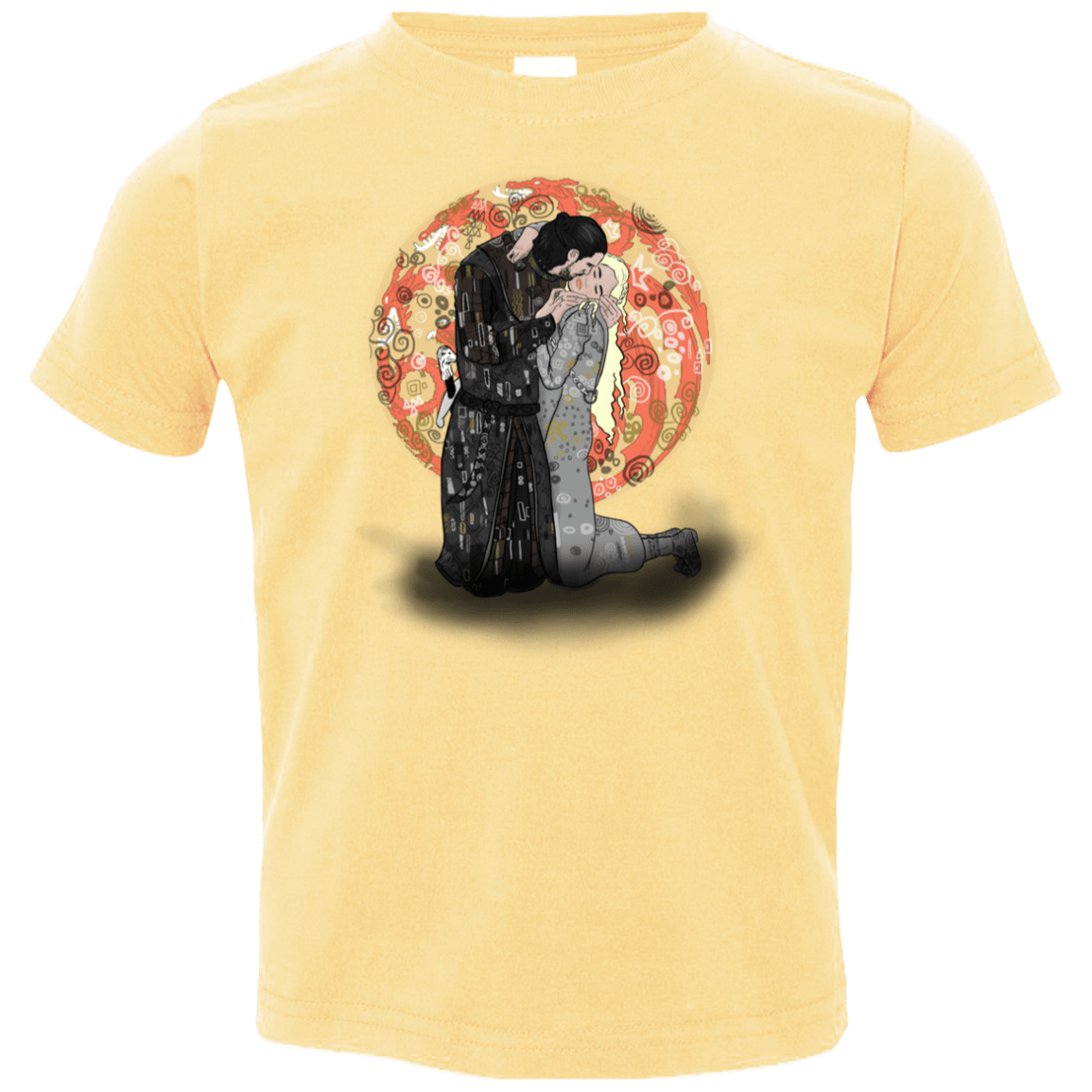 T-Shirts Butter / 2T Kiss Jon and Dany Toddler Premium T-Shirt