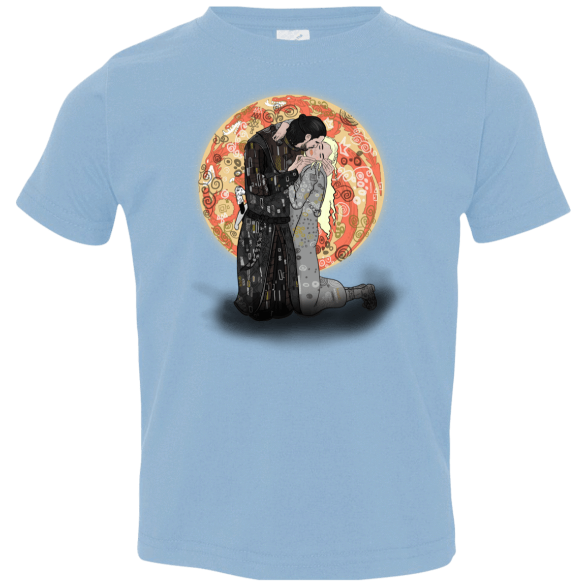 T-Shirts Light Blue / 2T Kiss Jon and Dany Toddler Premium T-Shirt