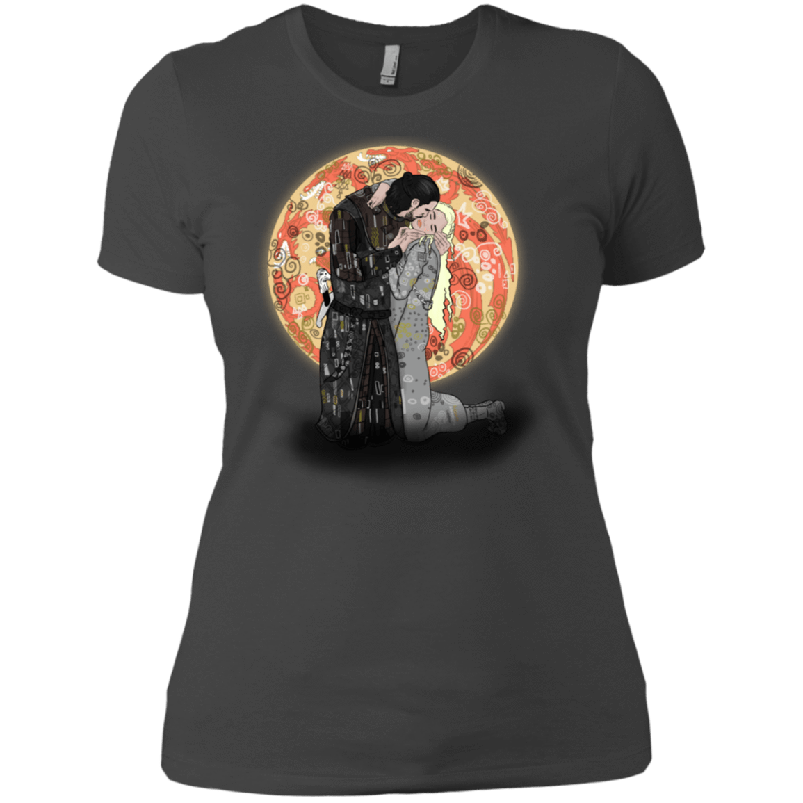 T-Shirts Heavy Metal / X-Small Kiss Jon and Dany Women's Premium T-Shirt