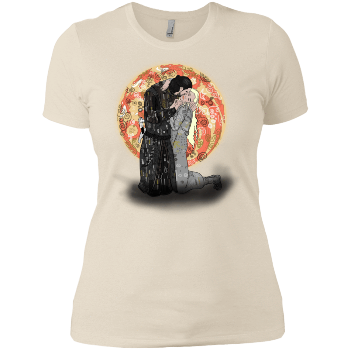 T-Shirts Ivory/ / X-Small Kiss Jon and Dany Women's Premium T-Shirt