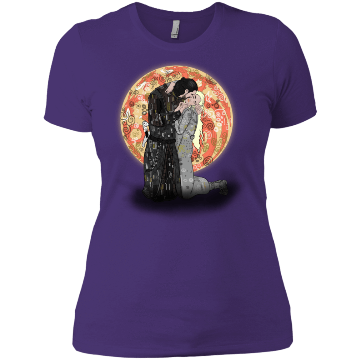 T-Shirts Purple Rush/ / X-Small Kiss Jon and Dany Women's Premium T-Shirt