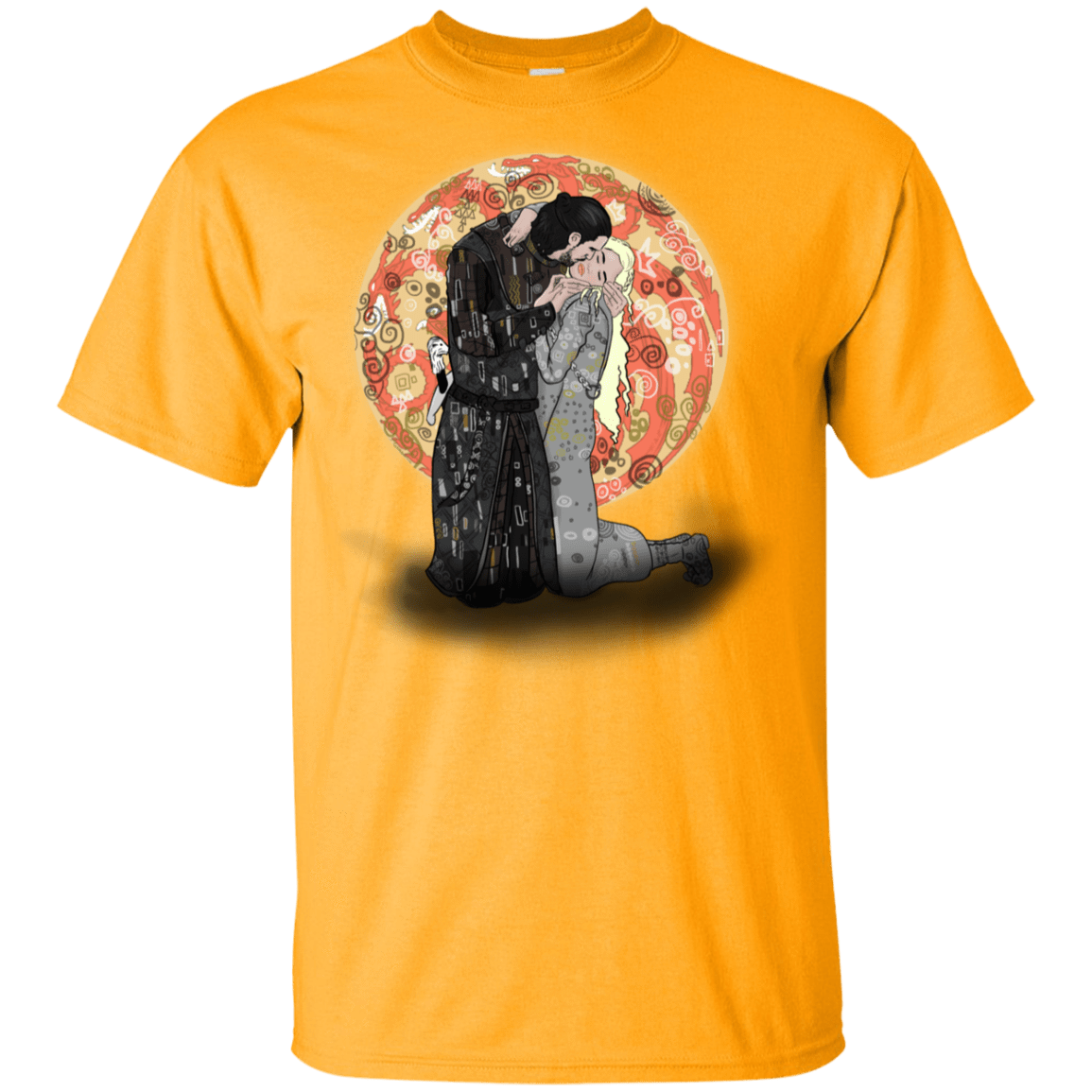 T-Shirts Gold / YXS Kiss Jon and Dany Youth T-Shirt