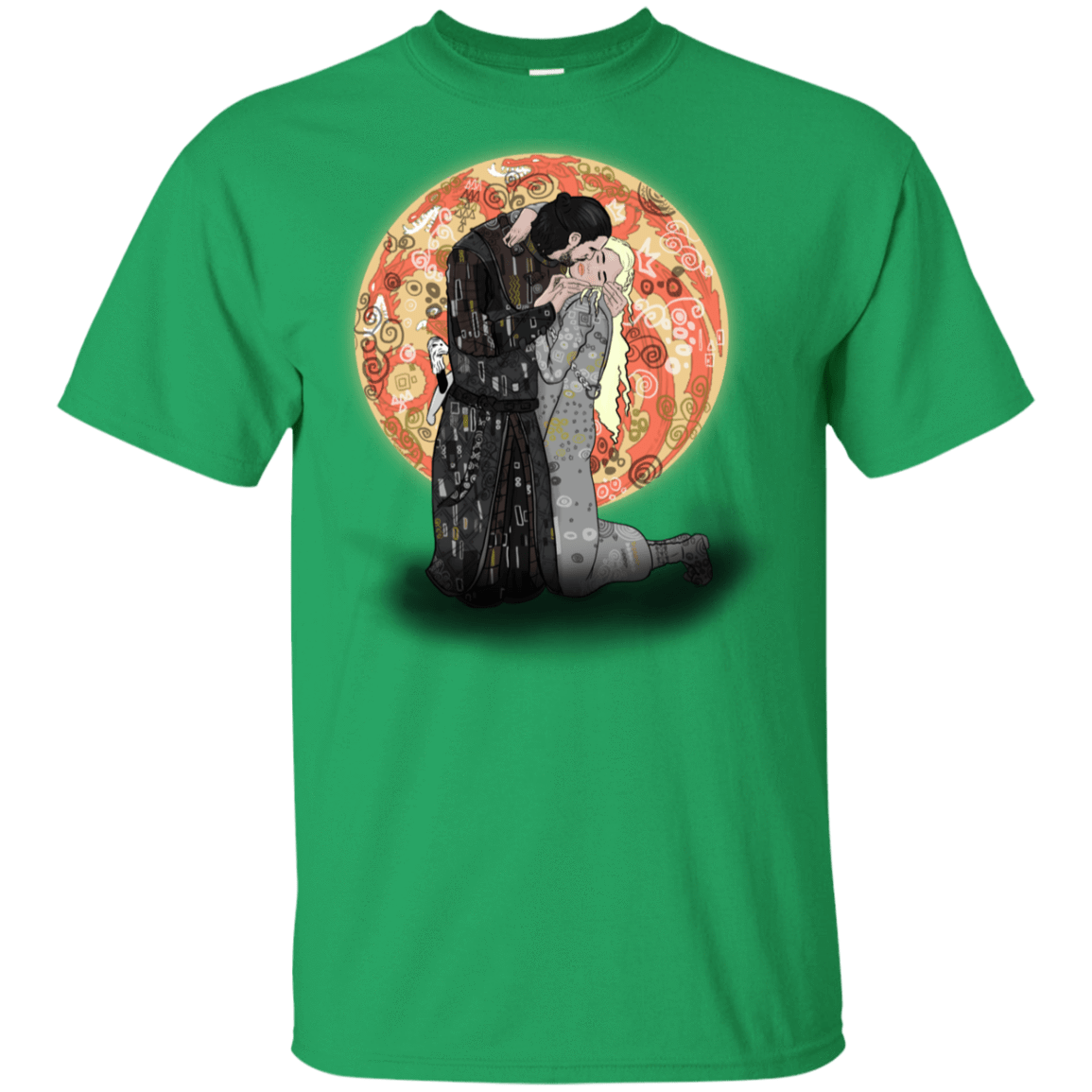 T-Shirts Irish Green / YXS Kiss Jon and Dany Youth T-Shirt