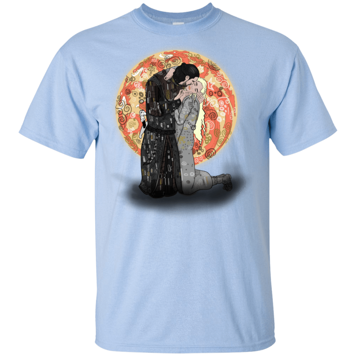 T-Shirts Light Blue / YXS Kiss Jon and Dany Youth T-Shirt