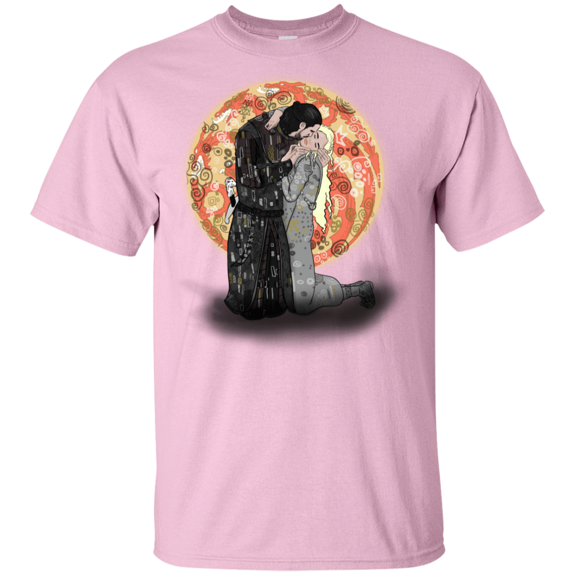 T-Shirts Light Pink / YXS Kiss Jon and Dany Youth T-Shirt