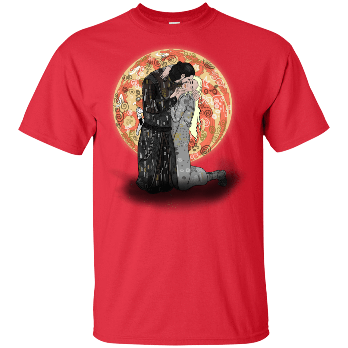 T-Shirts Red / YXS Kiss Jon and Dany Youth T-Shirt