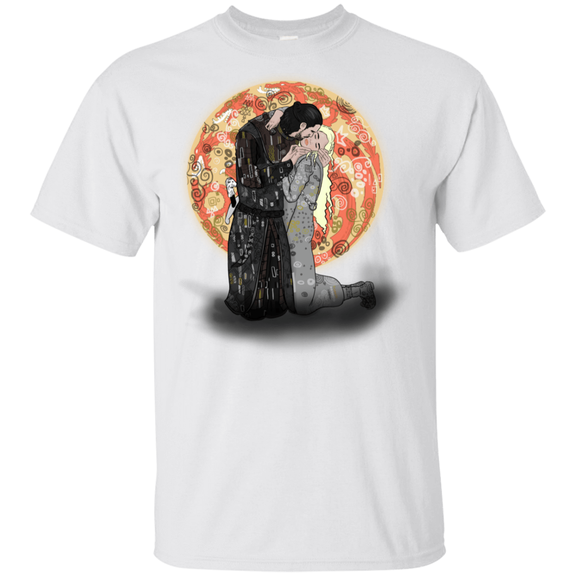 T-Shirts White / YXS Kiss Jon and Dany Youth T-Shirt