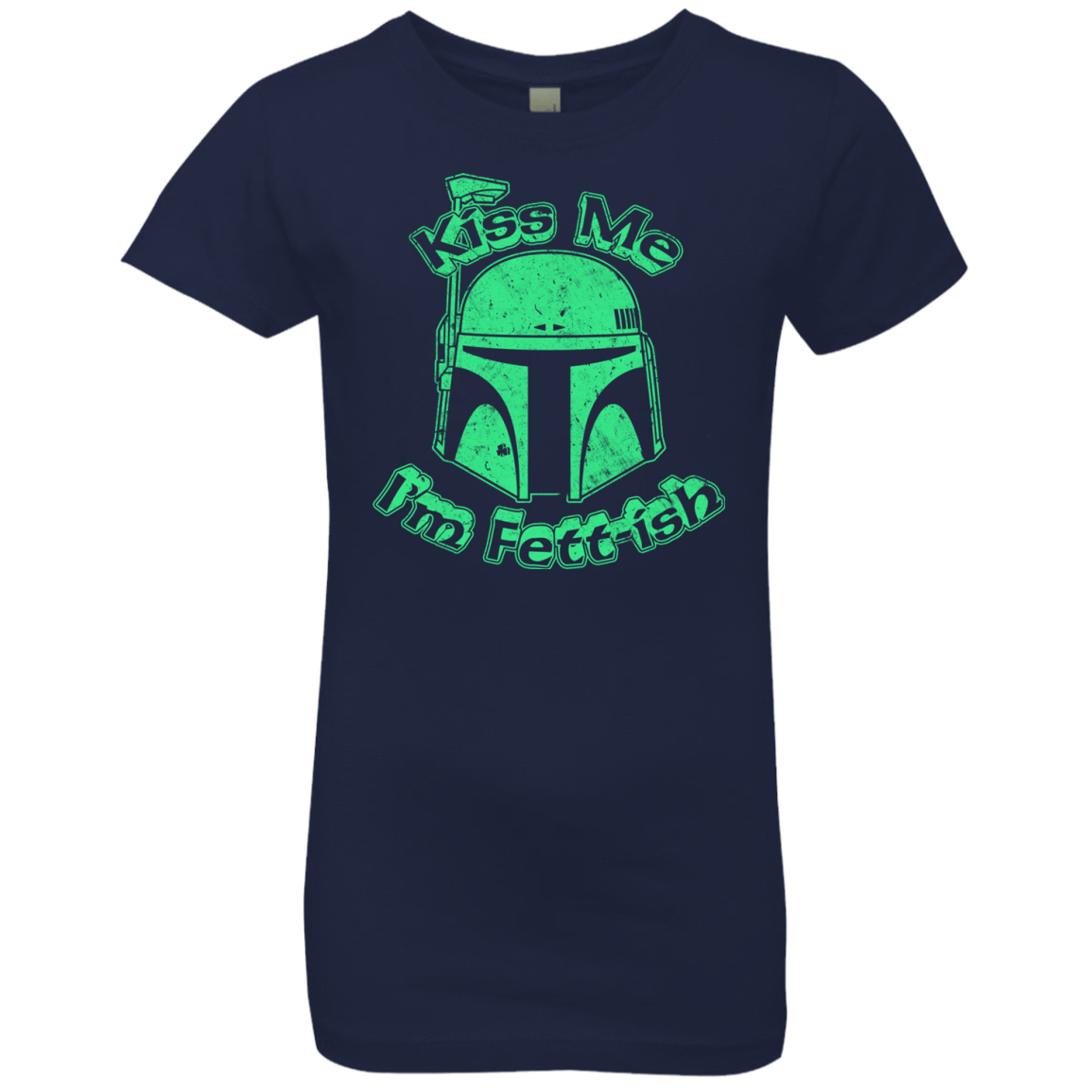 T-Shirts Midnight Navy / YXS Kiss Me Im Fettish Girls Premium T-Shirt