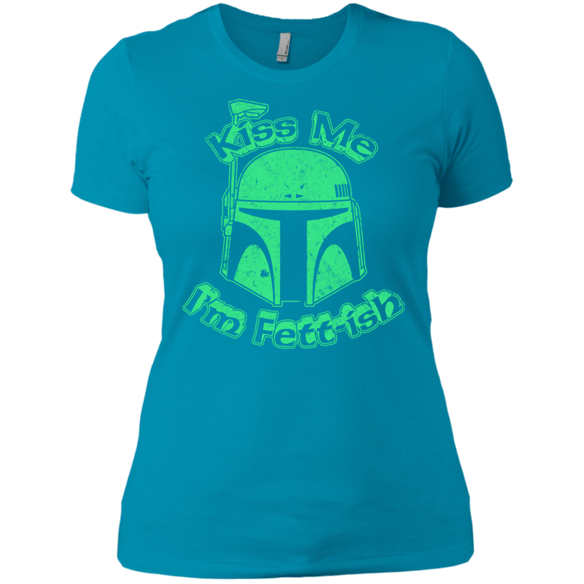 T-Shirts Turquoise / X-Small Kiss Me Im Fettish Women's Premium T-Shirt