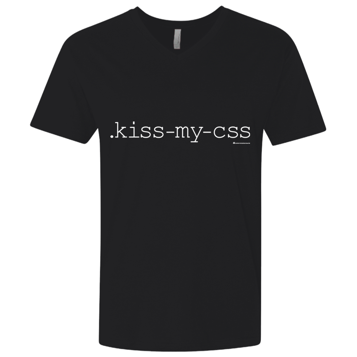 T-Shirts Black / X-Small Kiss My CSS Men's Premium V-Neck