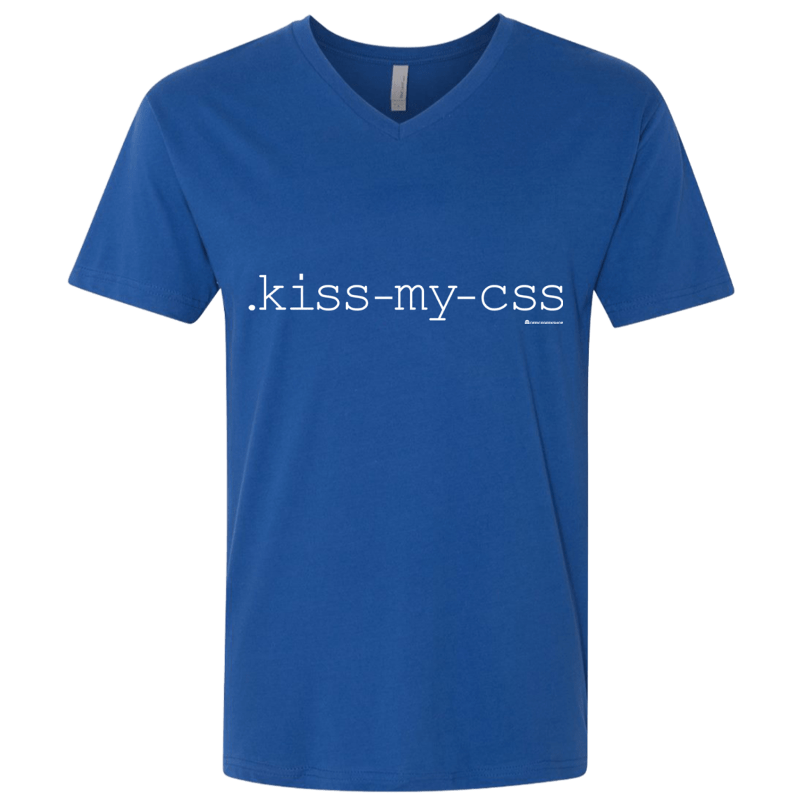 T-Shirts Royal / X-Small Kiss My CSS Men's Premium V-Neck