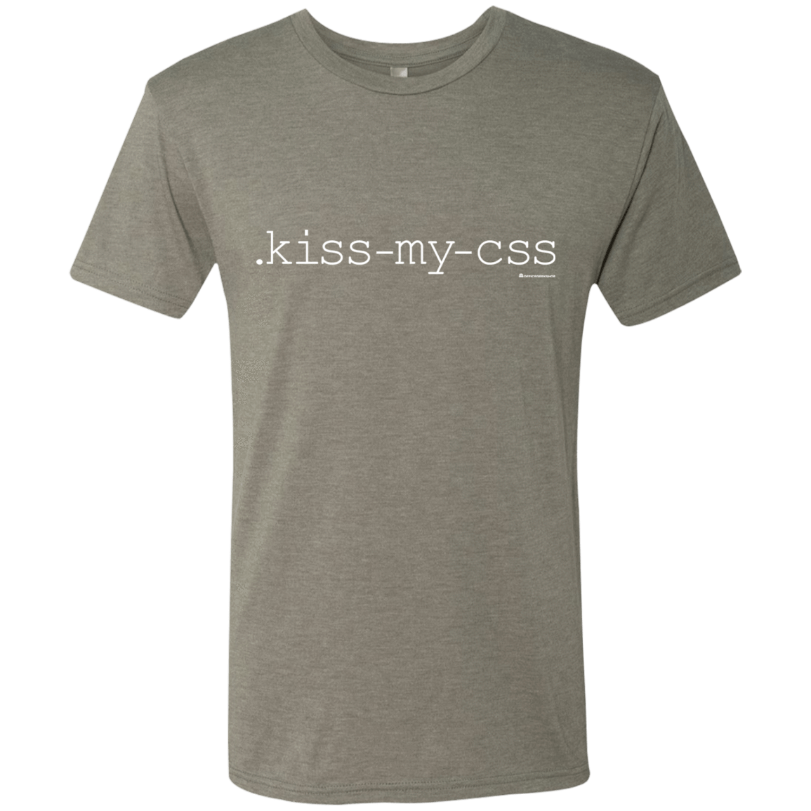 T-Shirts Venetian Grey / Small Kiss My CSS Men's Triblend T-Shirt