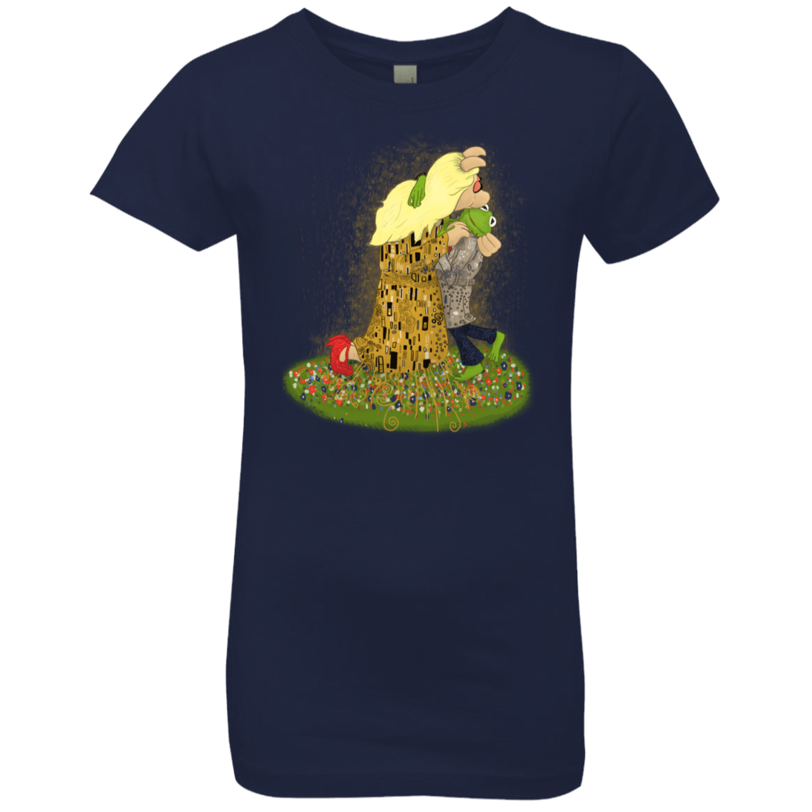 T-Shirts Midnight Navy / YXS Kiss of Muppets Girls Premium T-Shirt