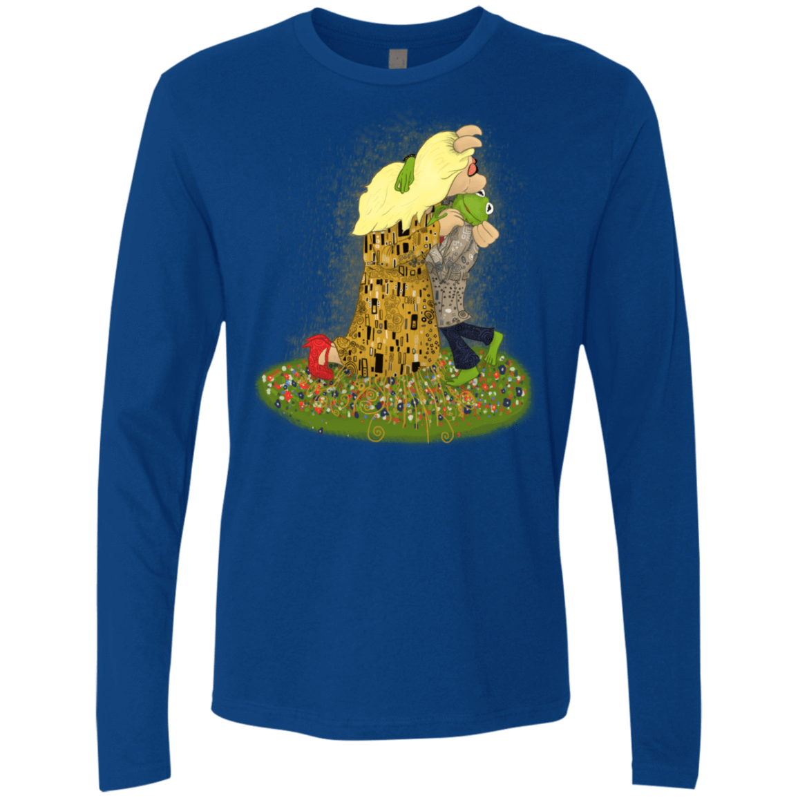 T-Shirts Royal / S Kiss of Muppets Men's Premium Long Sleeve