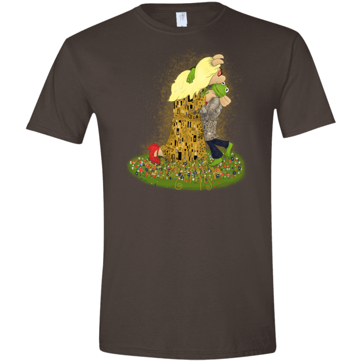 T-Shirts Dark Chocolate / S Kiss of Muppets Men's Semi-Fitted Softstyle