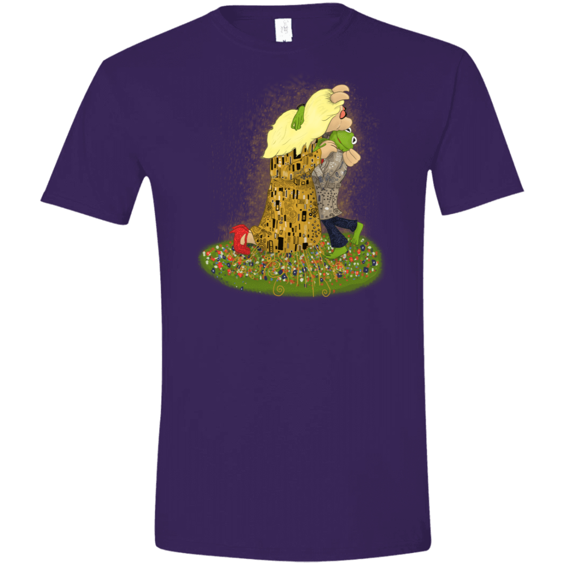 T-Shirts Purple / S Kiss of Muppets Men's Semi-Fitted Softstyle