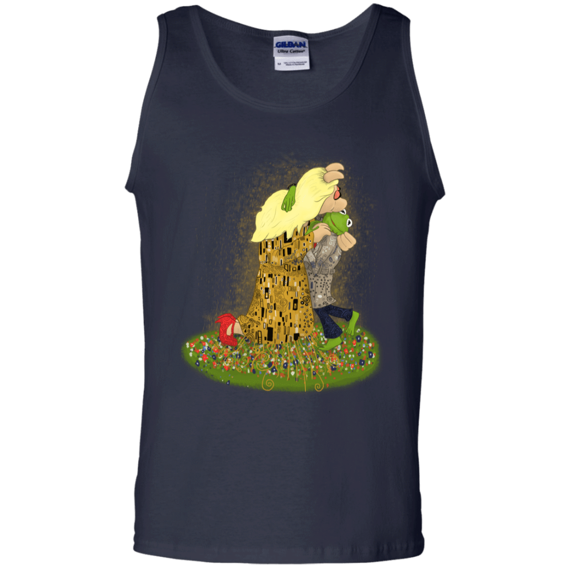 T-Shirts Navy / S Kiss of Muppets Men's Tank Top