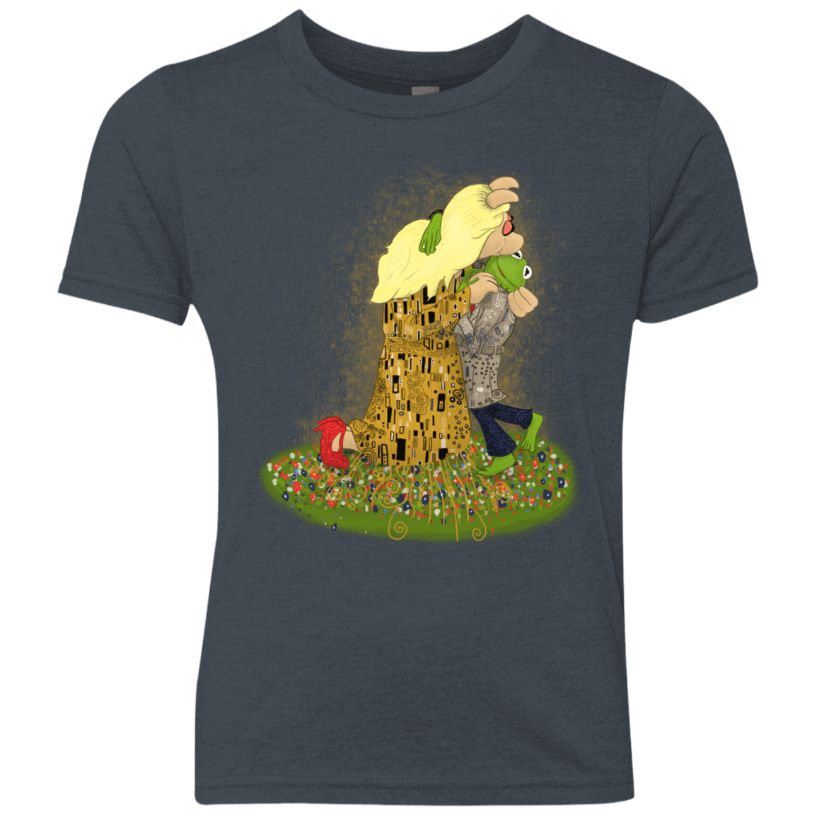 T-Shirts Vintage Navy / YXS Kiss of Muppets Youth Triblend T-Shirt