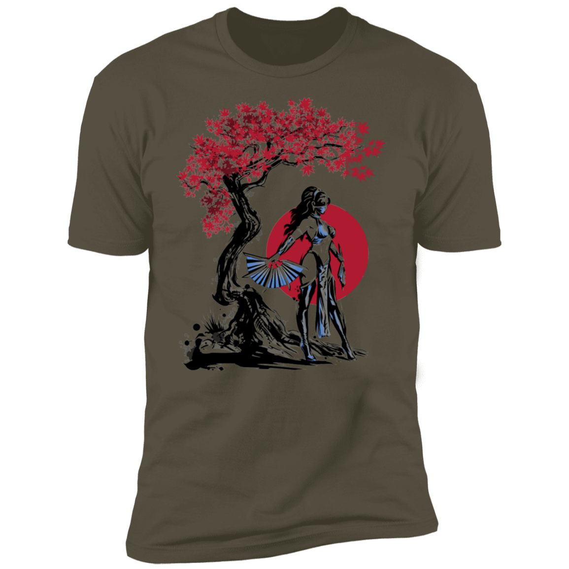 T-Shirts Military Green / S Kitana Men's Premium T-Shirt