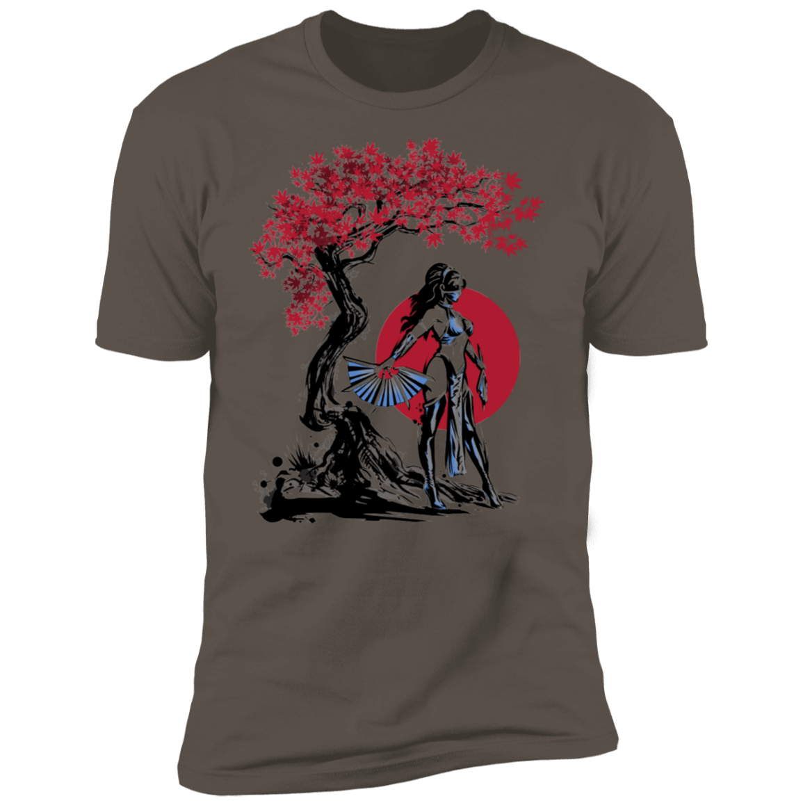 T-Shirts Warm Grey / S Kitana Men's Premium T-Shirt