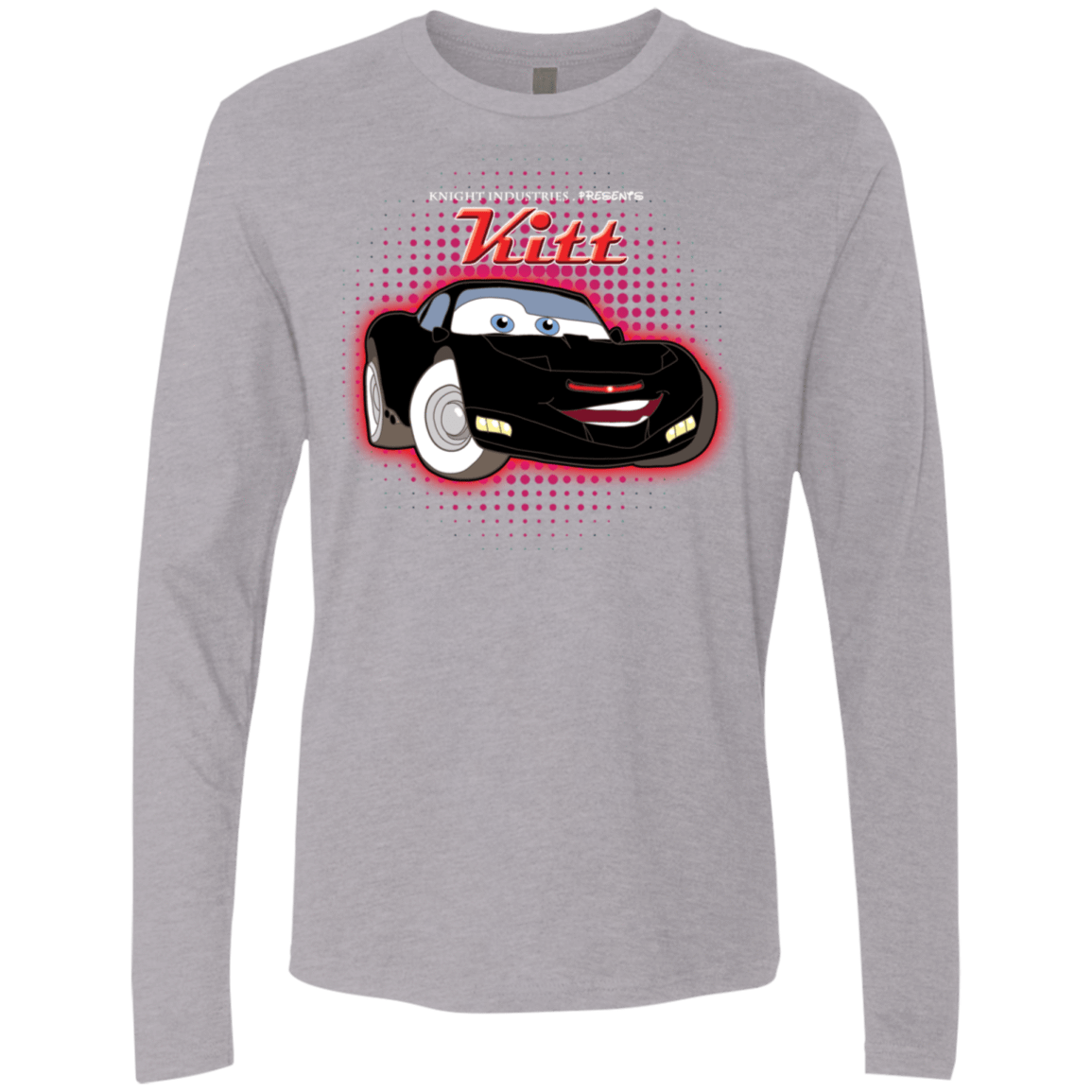 T-Shirts Heather Grey / S KITT McQueen Men's Premium Long Sleeve