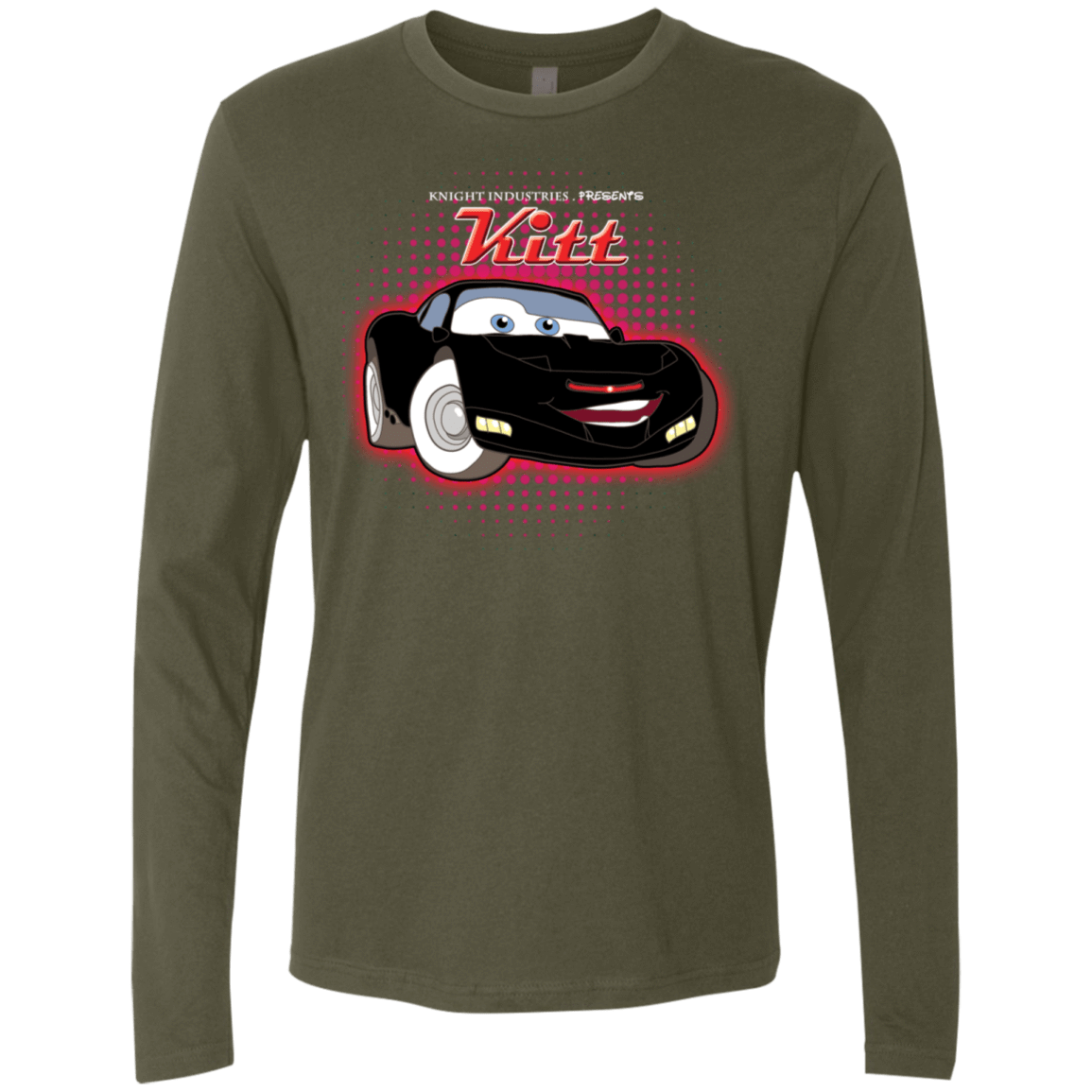 T-Shirts Military Green / S KITT McQueen Men's Premium Long Sleeve