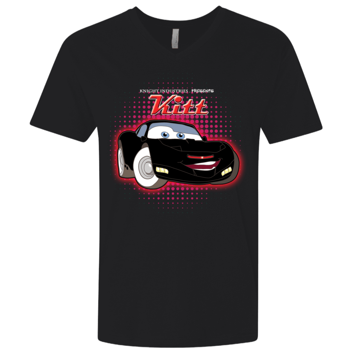 T-Shirts Black / X-Small KITT McQueen Men's Premium V-Neck